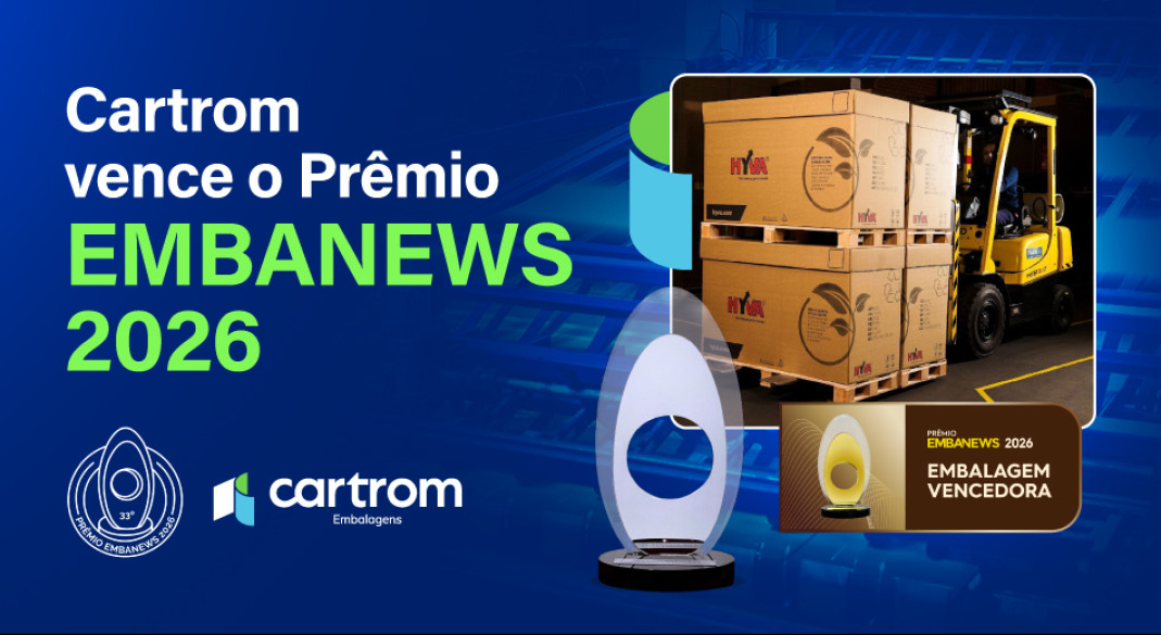 Cartrom premiada no Prêmio Brasileiro de Embalagem EMBANEWS