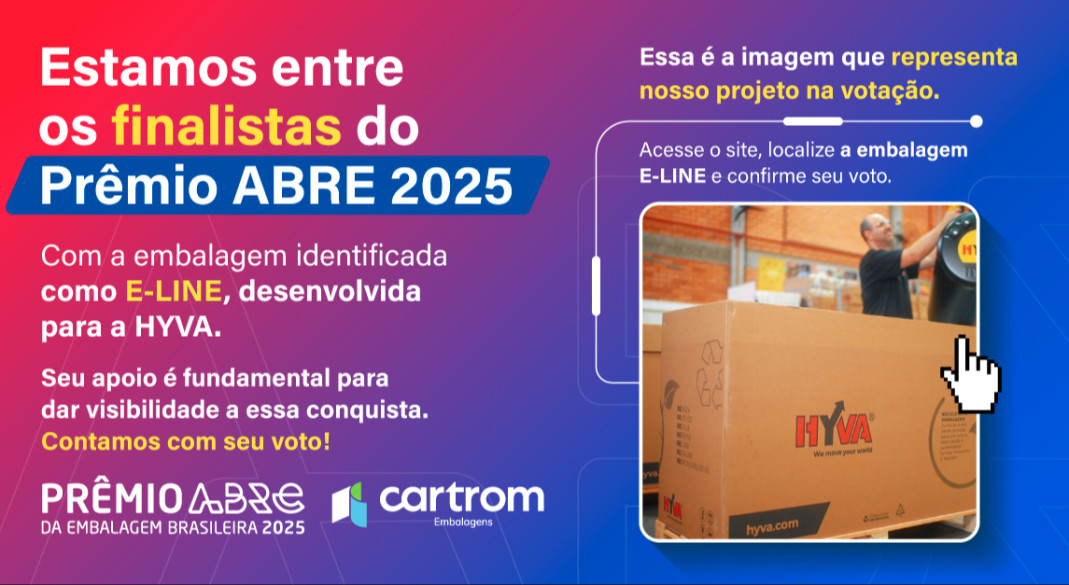Cartrom disputa o Prêmio ABRE 2025 e conta com o seu voto