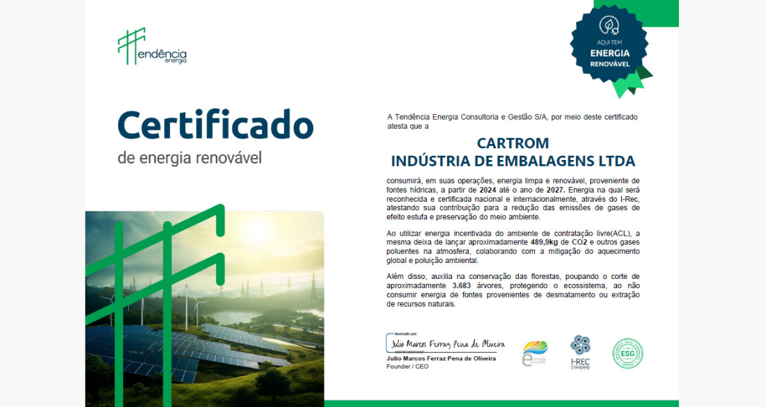 Energia Limpa que protege o Planeta!